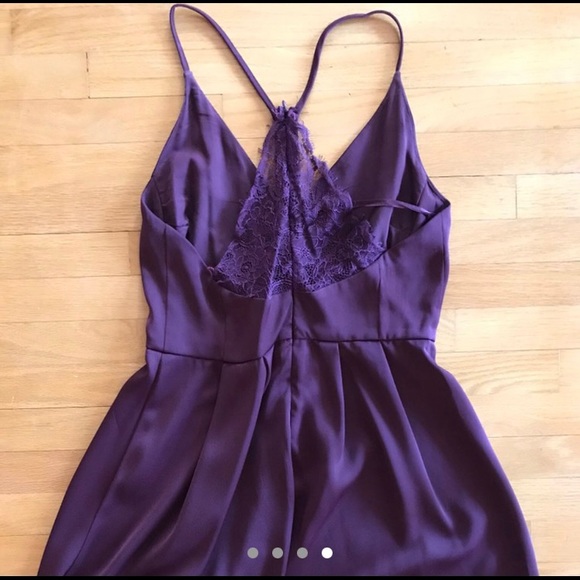 4/$30 Burgundy dress with lace back from Dynamite - Picture 3 of 3
